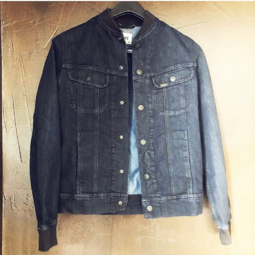 NWOT Men’s Lee Denim Bomber Jacket